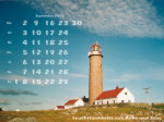 Kalenderbild September 2002 - Leuchtturm Lista (N)