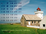 Kalenderbild Oktober 2002 - Leuchtturm Obrestad (N)