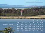 Kalenderbild August 2003 - Leuchtturm Bock