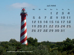 Kalenderbild Juli 2004 - Leuchtturm West-Schouwen (NL)