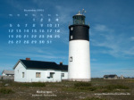 Kalenderbild Dezember 2005 - Leuchtturm Hoburgen (Gotland - S)