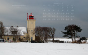 Kalenderbild Januar 2010 - Leuchtturm Westermarkelsdorf (D)