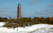 Kalenderbild März 2010 - Leuchtturm Darßer Ort (D)