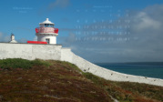 Kalenderbild Oktober 2010 - Leuchtturm Kilcredaun (IRL)
