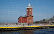 Kalenderbild März 2011 - Leuchtturm Darłowo (PL)