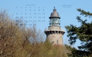 Kalenderbild Januar 2014 - Leuchtturm Lodbjerg Fyr (DK)