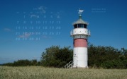 Kalenderbild Juli 2014 - Leuchtturm Gammel Pøl (DK)
