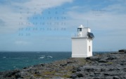 Kalenderbild Juni 2015 - Leuchtturm Black Head (IRL)
