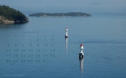 Kalenderbild Oktober 2015 - Richtfeuerlinie im Oslofjord (N)