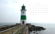 Kalenderbild Juli 2019 - Leuchtturm Schleimünde (D)