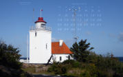 Kalenderbild Oktober 2019 - Leuchtturm Hammerodde Fyr (DK)