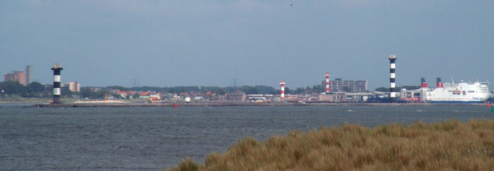 Richtfeuer zum Hafen Rotterdam