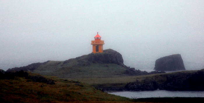 Leuchtturm Æðarsteinn