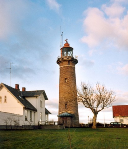 lighthouse Fornæs at Christmas 2000