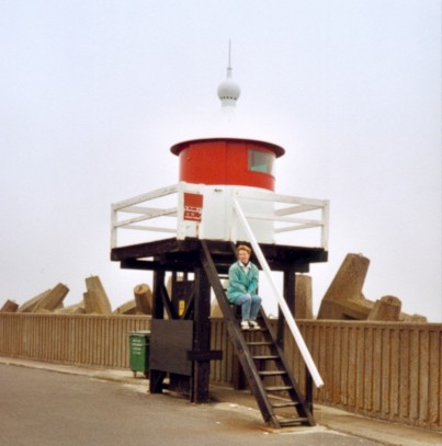 lighthouse Thyborøn breakwater