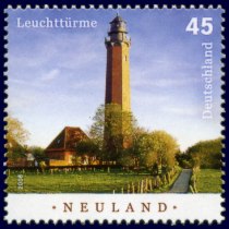 Briefmarke Leuchtturm Neuland