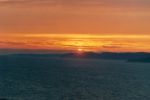 Sonnenuntergang über dem Lista Fjord in Norwegen