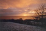Sonnenaufgang bei Hejlsminde in Dänemark
